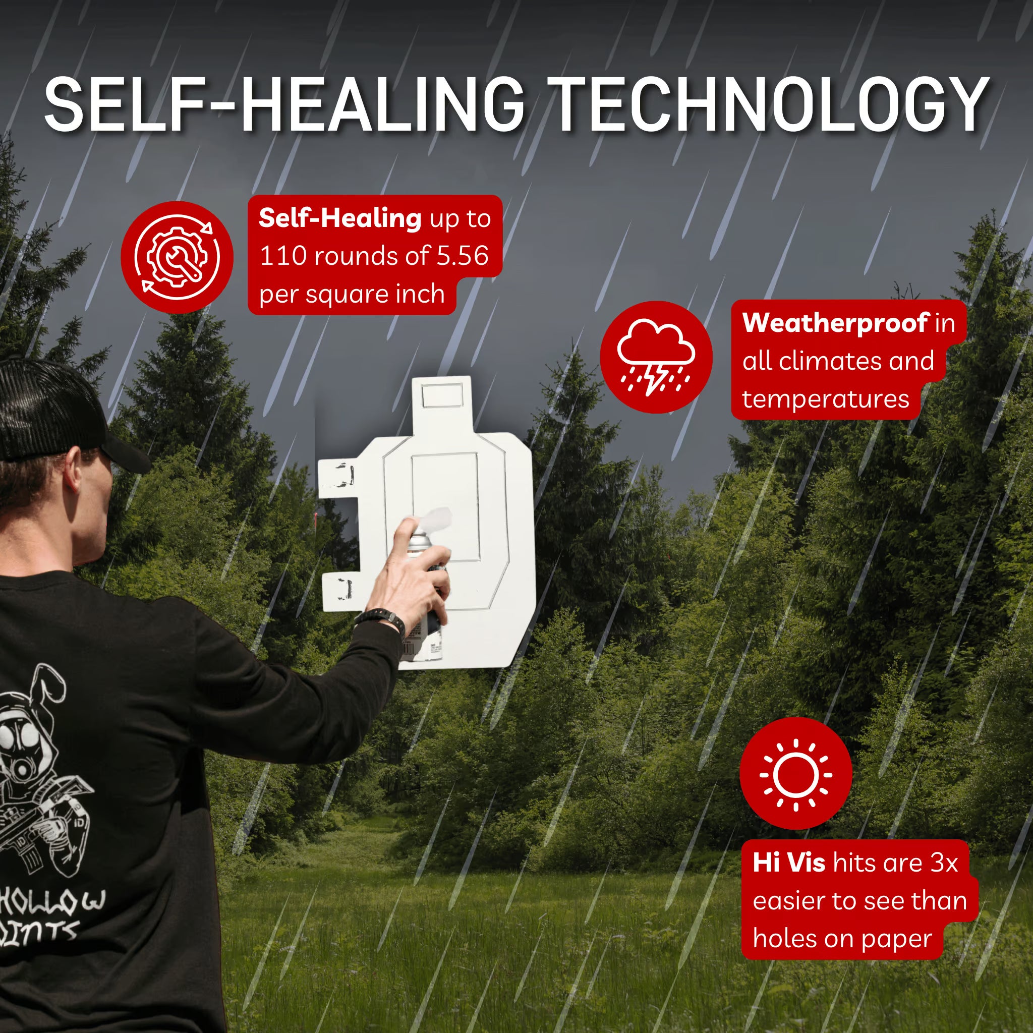 Half Size Infinity Target