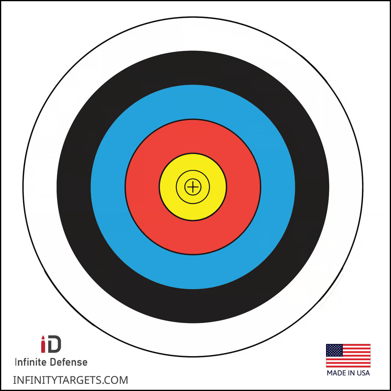 Archery Bullseye Paper Target