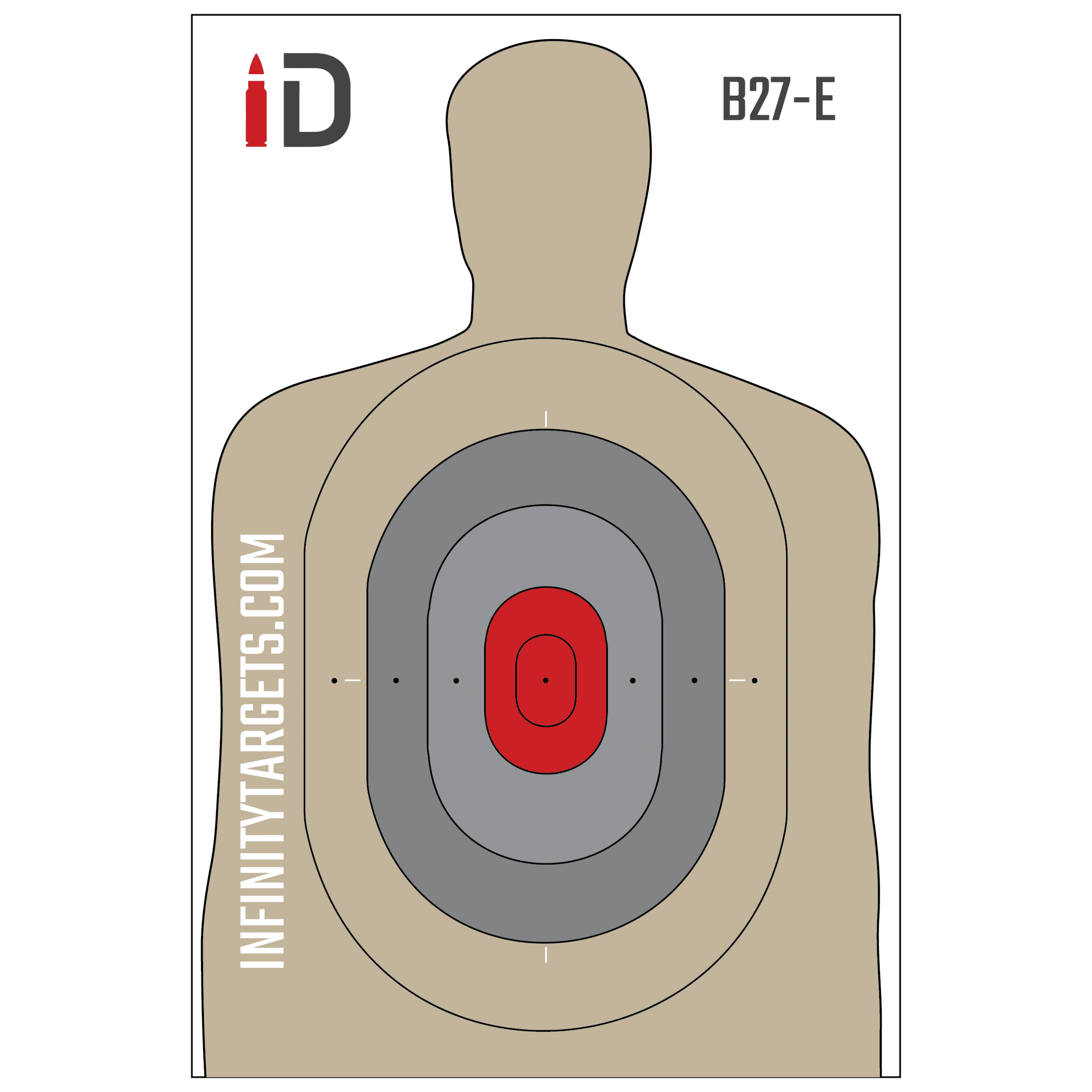 B27 Paper Target for Precision