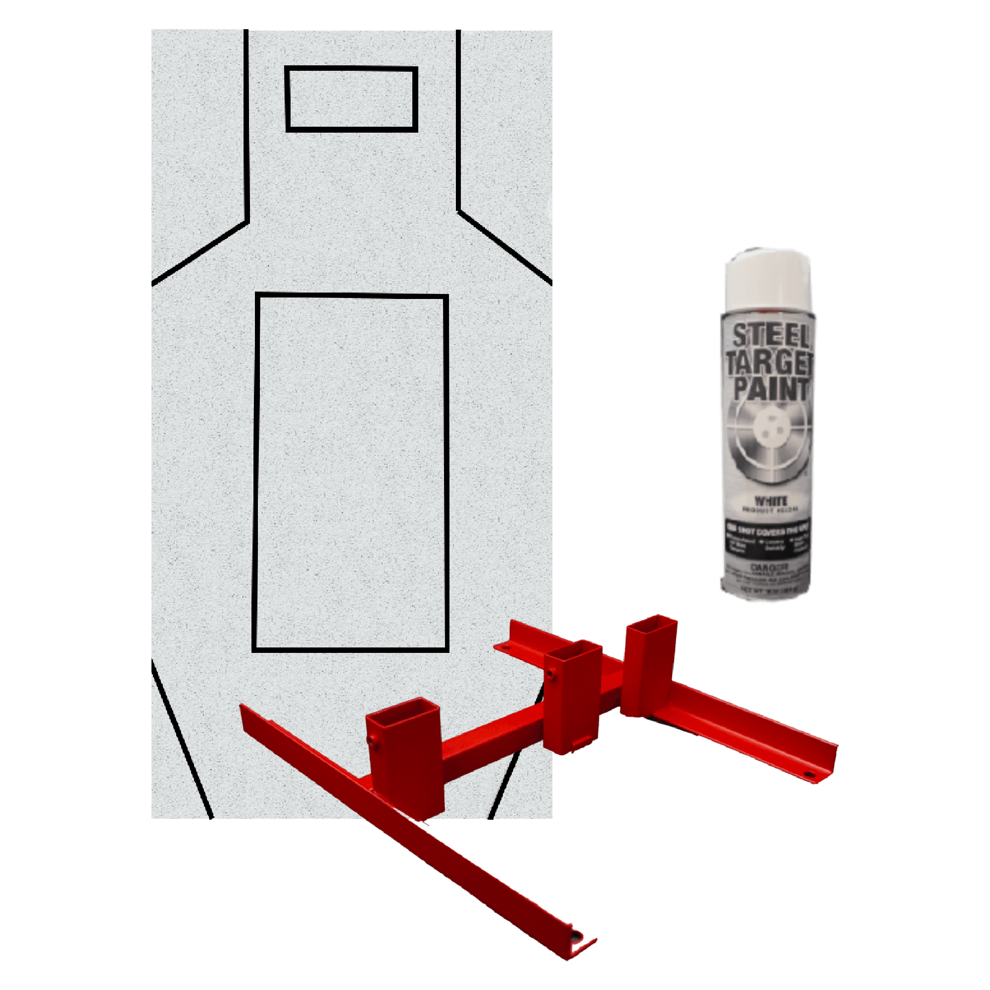 c-zone ready range bundle target stand paint