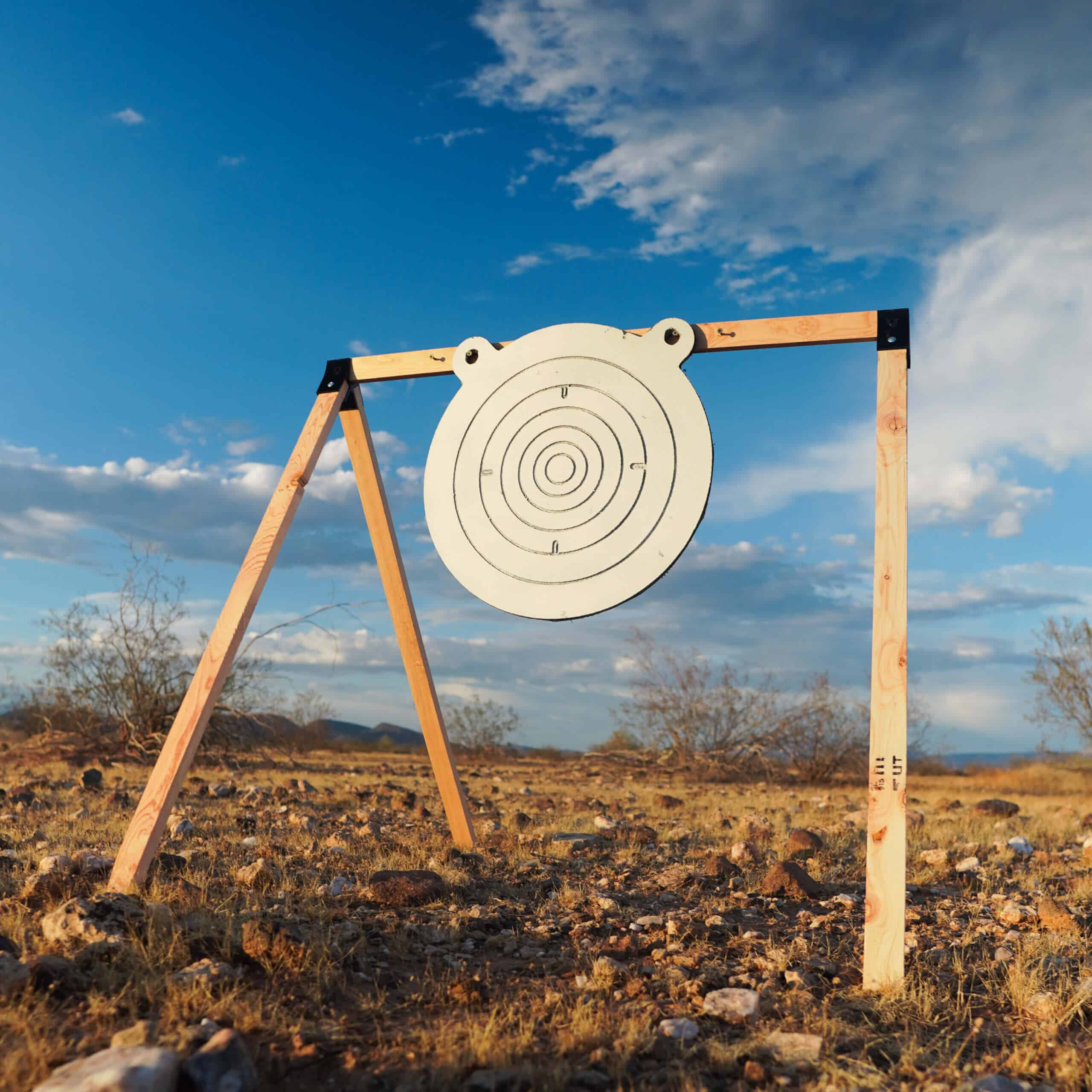 Shooting target bullseye easy setup lightweight