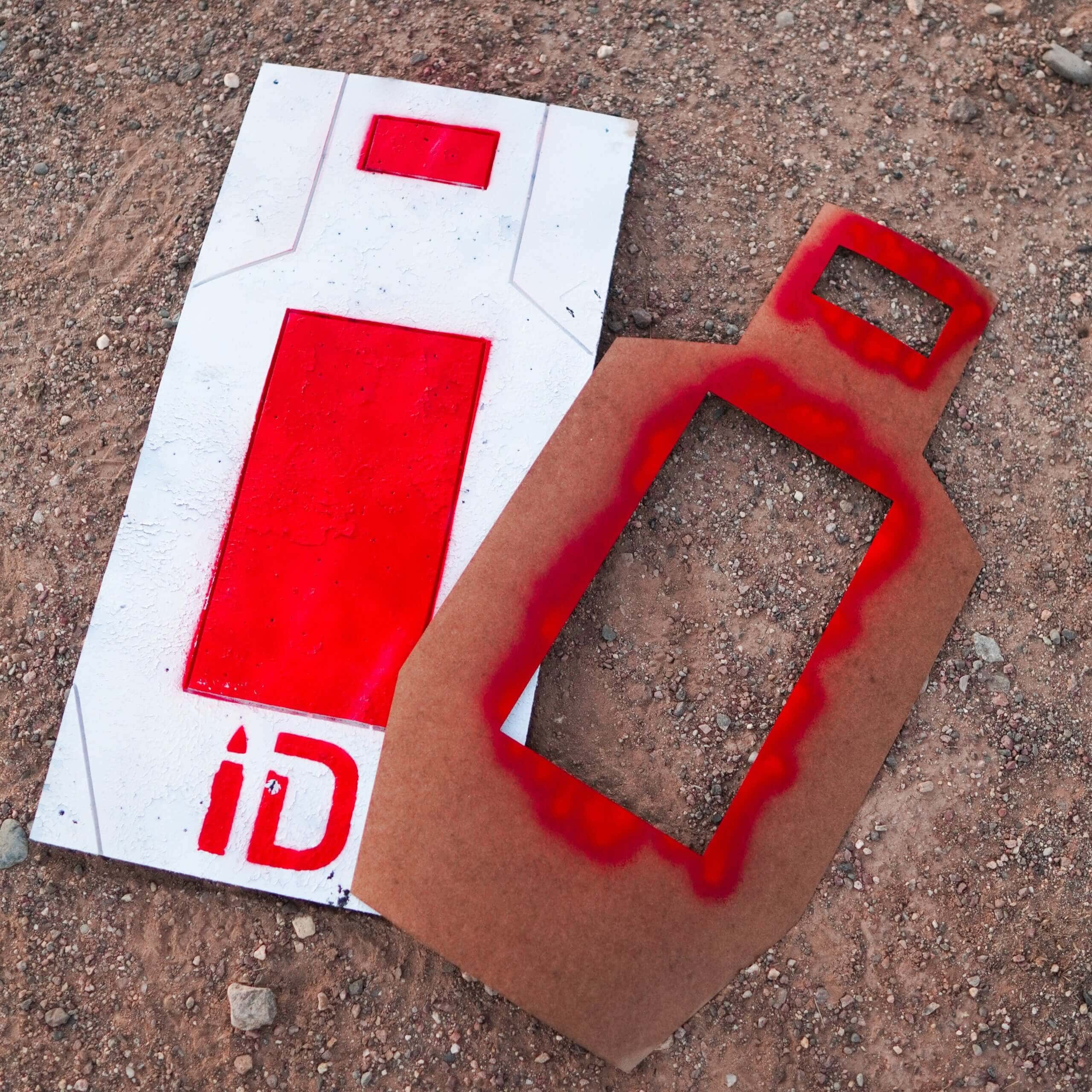 C-Zone Shooting Target Paint Stencil