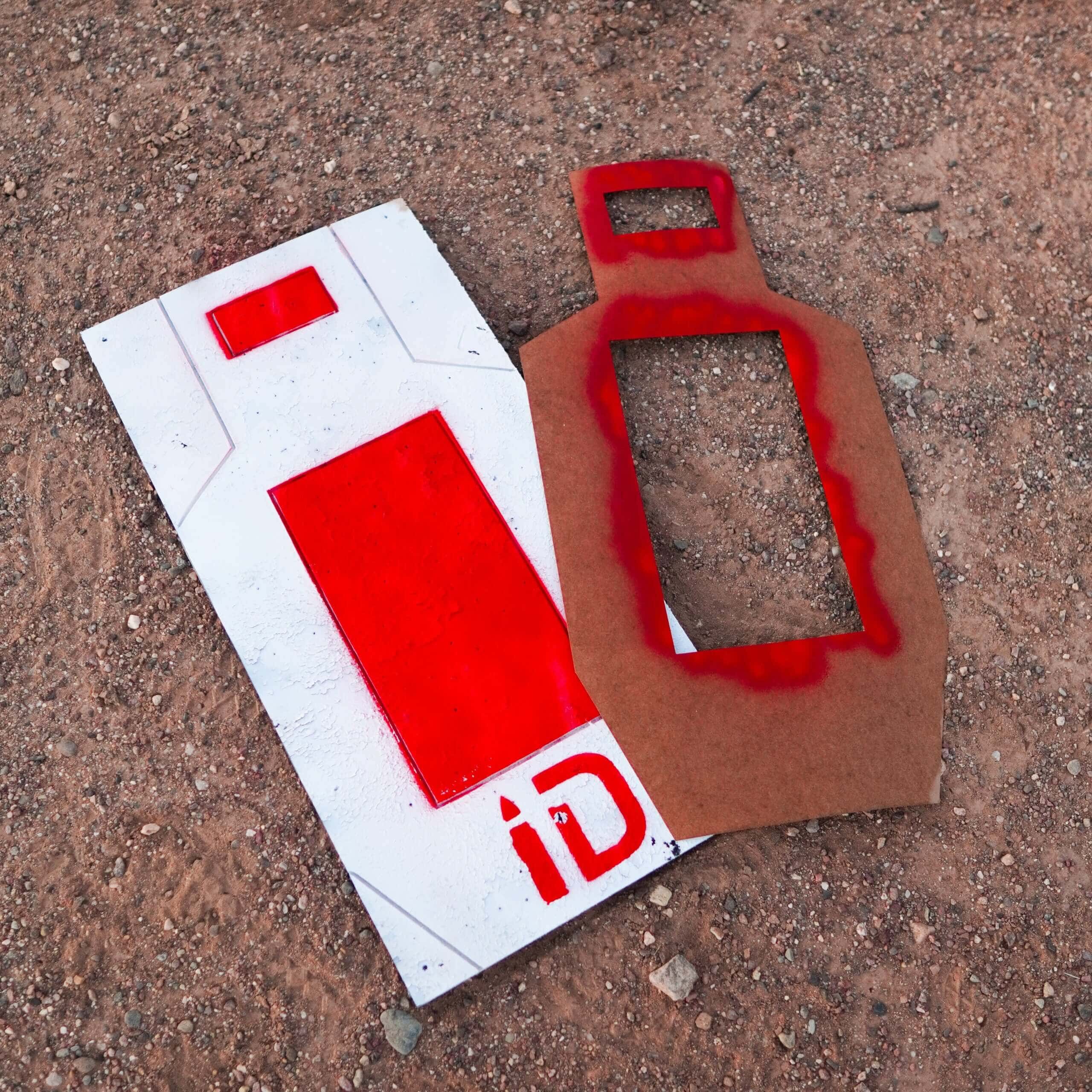 C-Zone Shooting Target Stencil