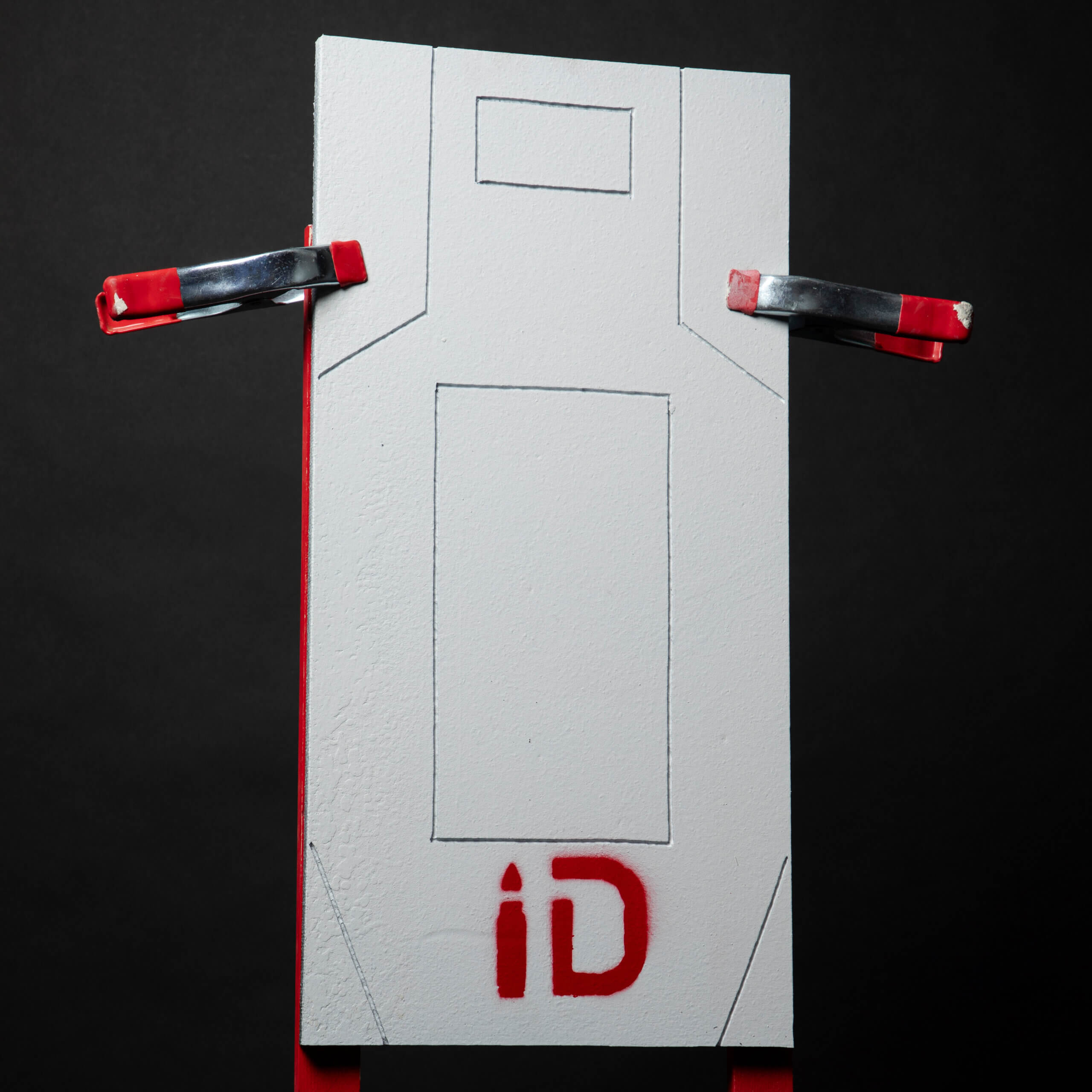 C-zone infinity target self-healing shooting range